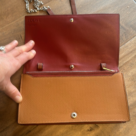 SOLD PRIVATELY - Loewe Anagram leather wallet on chain - Picture 5 of 9